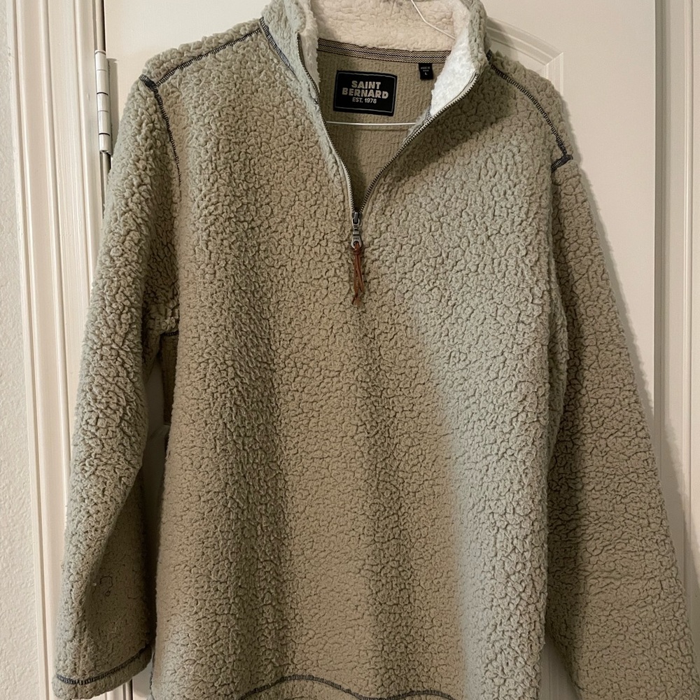 Saint Bernard Fuzzy Pullover